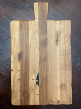 Load image into Gallery viewer, Tab Handle Distressed White Oak Board
