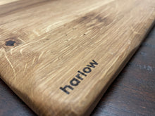 Load image into Gallery viewer, Tab Handle Distressed White Oak Board
