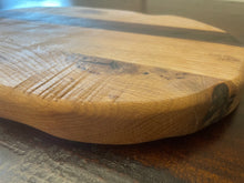 Load image into Gallery viewer, Thick Distressed Oval Serving Board
