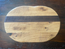 Load image into Gallery viewer, Thick Distressed Oval Serving Board
