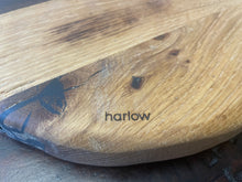 Load image into Gallery viewer, Thick Distressed Oval Serving Board
